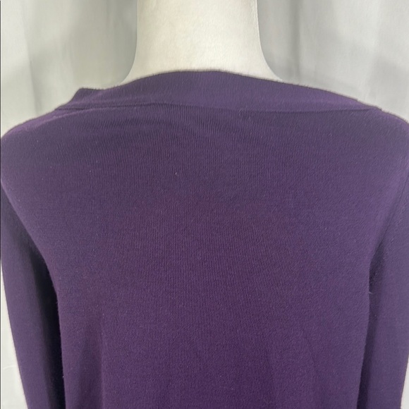 Salvatore Ferragamo Limited Edition Purple Virgin Wool Cardigan Size S - Picture 9 of 10